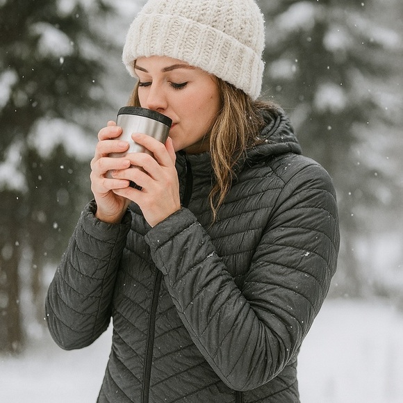 Women’s Medium Packable Down Puffer Jacket - Picture 2 of 14